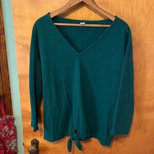 Old Navy Forest Green Blouse
